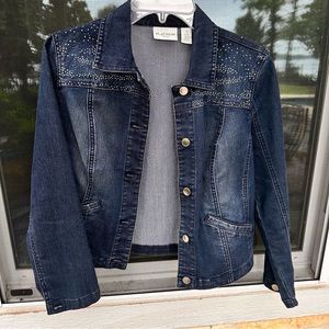 Chico’s Dark Wash Jacket Sz.1P (8-10)